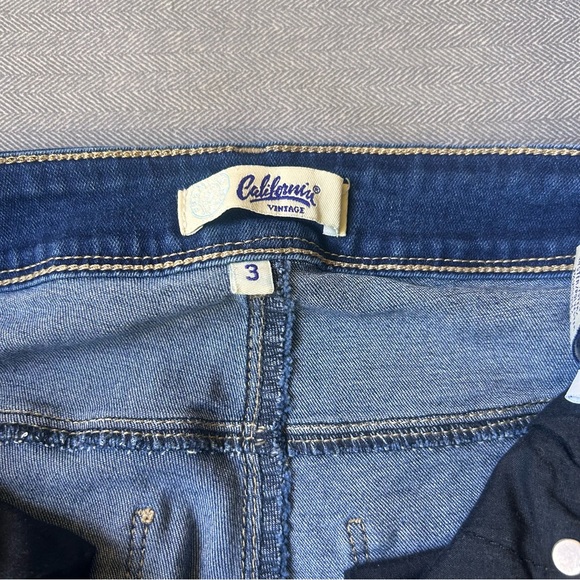 California‎ Vintage Jeans Women's Size 3 Skinny Blue Mid Rise - Picture 7 of 12